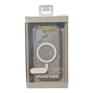 C6. Heyday Square Edge MagSafe Case For‎ Apple iPhone 16 - Clear